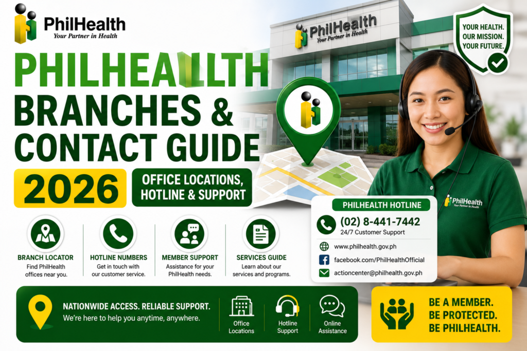 PhilHealth Branches & Contact Numbers 2026: Find Office Near You