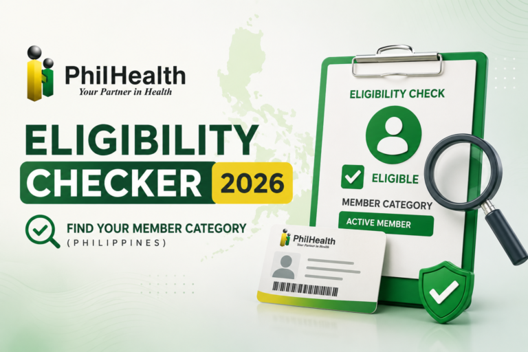 PhilHealth Eligibility Checker 2026: Find Your Member Category (Philippines)