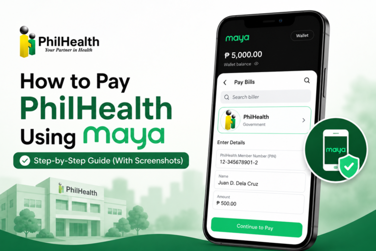 How to Pay PhilHealth Using Maya 2026 Step-by-Step Guide